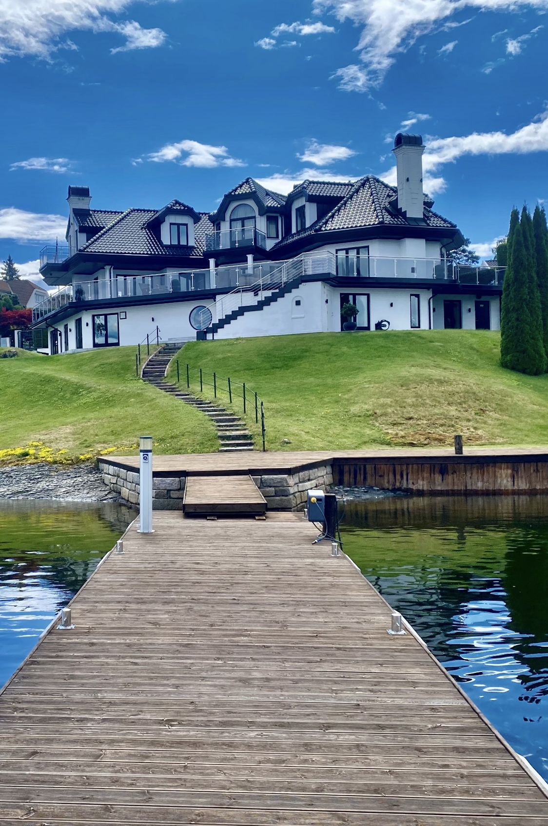 Private dock and waterfront access with house view